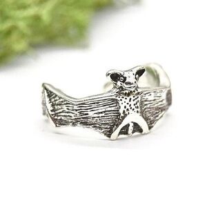 Gothic Bat Ring